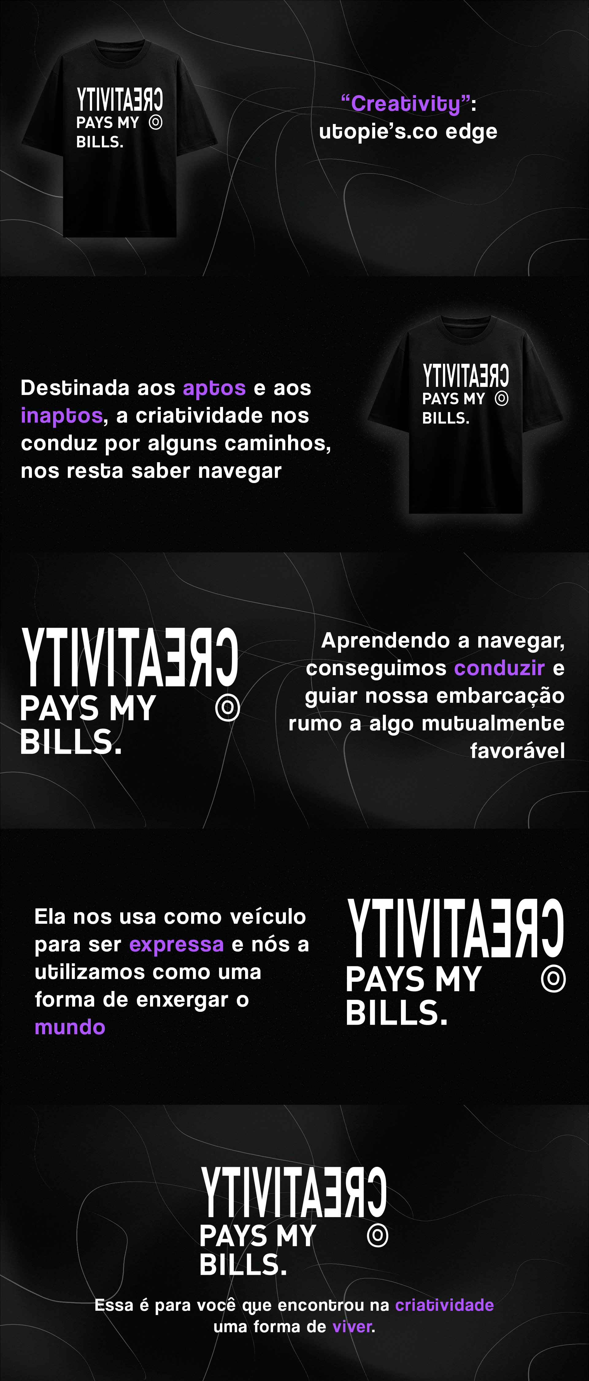 Camisa Creativity utopie.co